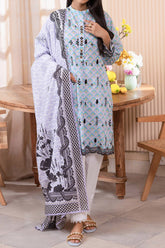 Zellbury Unstitched 2 Piece Emb & Printed Lawn Collection'2024-WU-031